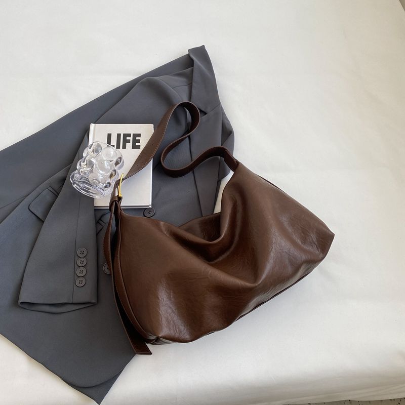 Soft Textured Shoulder Bag