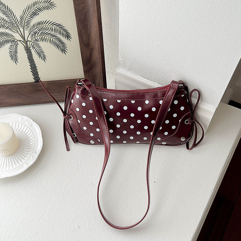 Polka Dot Pattern Mini Handbag