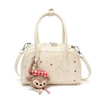 Women’s mini handbag with colorful star motif