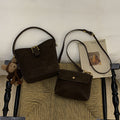 Hobo and Mini Handbag Set with Playful Pendant