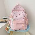 Leisure backpack with charming design and practical compartments