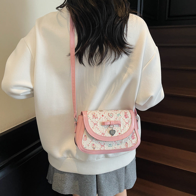 Playful Illustrated Mini Handbag