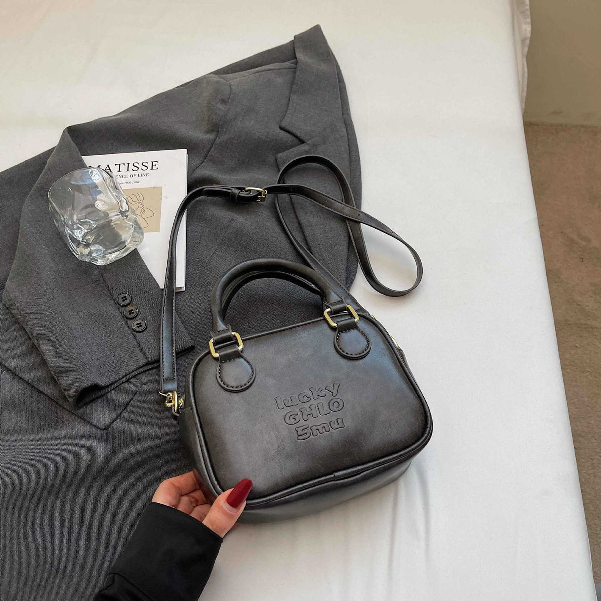 Sleek Structured Mini Shoulder Bag