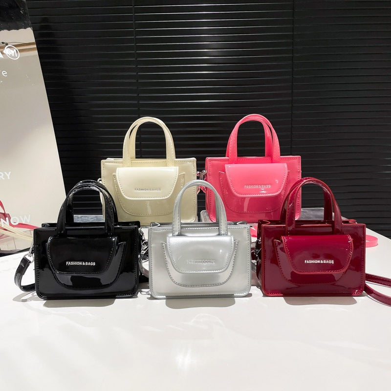 Women elegant mini handbag with practical compartments
