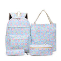 Set of backpack, tote bag and lunch box