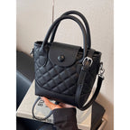 Quilted Mini Top-Handle Handbag