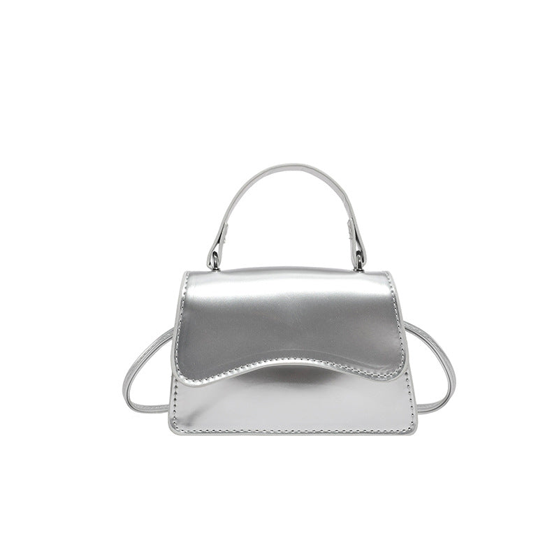 Stylish Patent Leather Mini Handbag