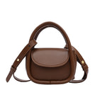 Ladies mini handbag with elegant chain accent