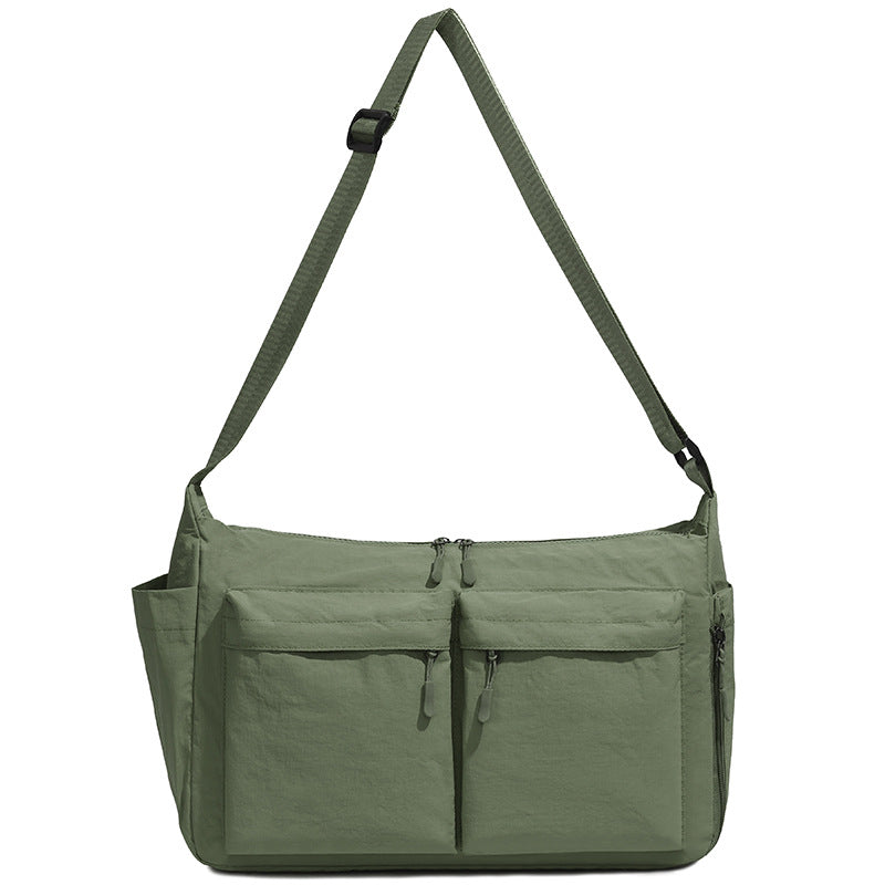 Multi-Pocket Crossbody Messenger Bag