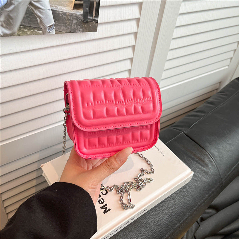 Textured Quilted Mini Crossbody Bag