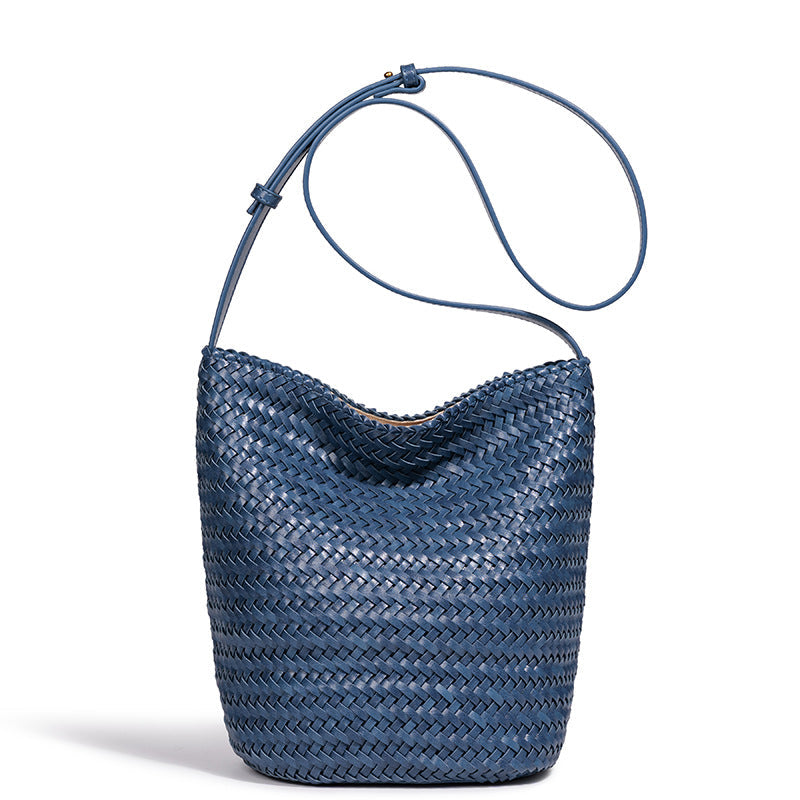 Textured Woven Crossbody Bag