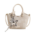 Women Mini-Handbag with Fashionable Star Keychain