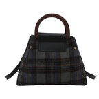 Plaid Structured Mini Handbag