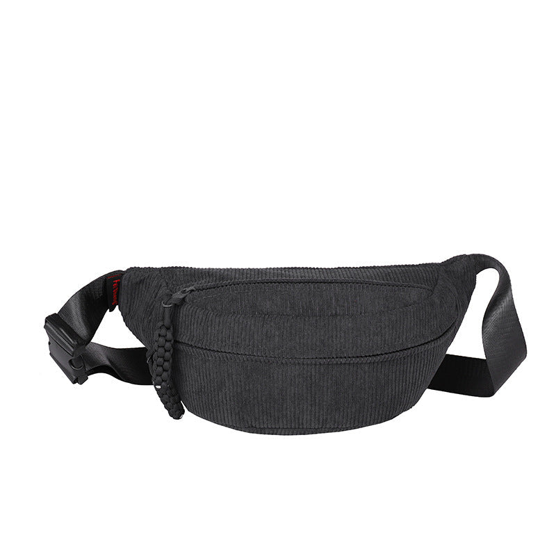 Trendy Corduroy Crossbody Bag