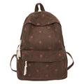 Backpack with Playful Fruit Pattern