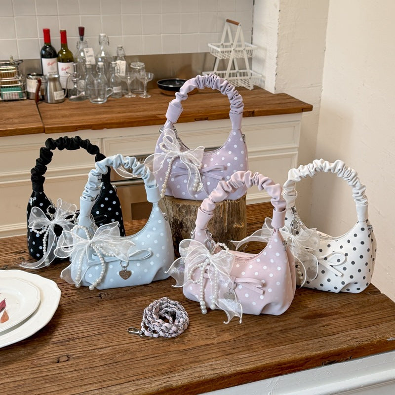 mini handbag with decorative accents