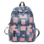 Backpack in Creative Patchwork Design