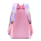 School backpack with breathable back panel and adjustable shoulder straps