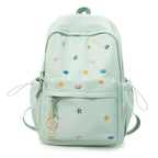 Trendy Embroidered Backpack