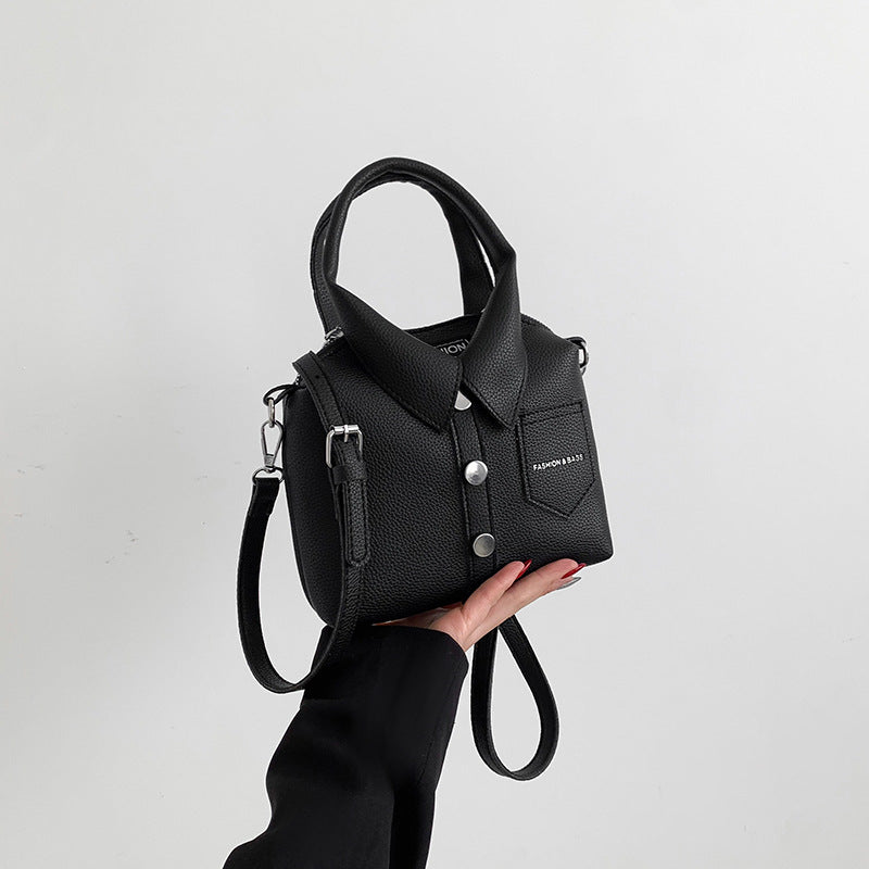 Ladies Mini Handbag in Shirt Design with Adjustable Shoulder Strap Nord Bags