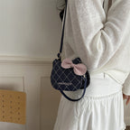 Mini Handbag with Chic Bow Accent