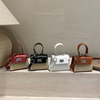 Women’s Mini-Handbag with luxurious leather look and practical carrying handles