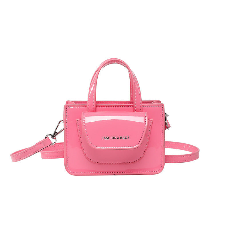 Women elegant mini handbag with practical compartments