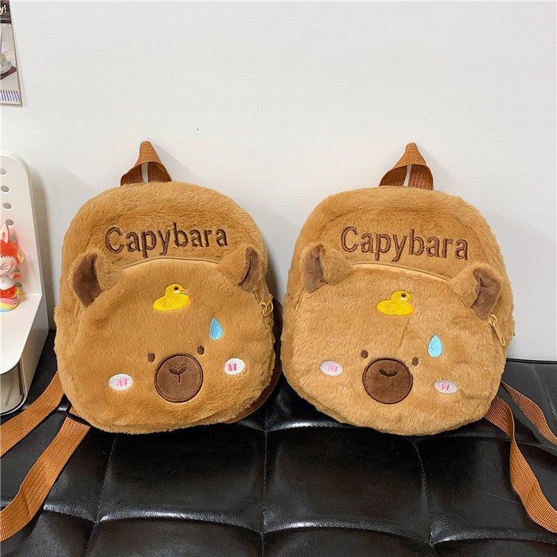 Plush Backpack in Capybara Design 1785466535