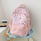 Leisure backpack with charming design and practical compartments