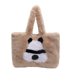 Plush shopping bag