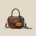 mini handbag with playful detail and high-quality synthetic leather