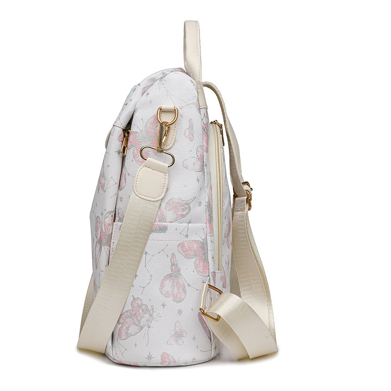 Backpack with Elegant Butterfly Design and Practical Compartments
