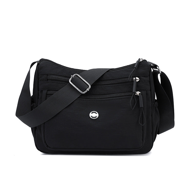 Multi-Pocket Crossbody Messenger Bag