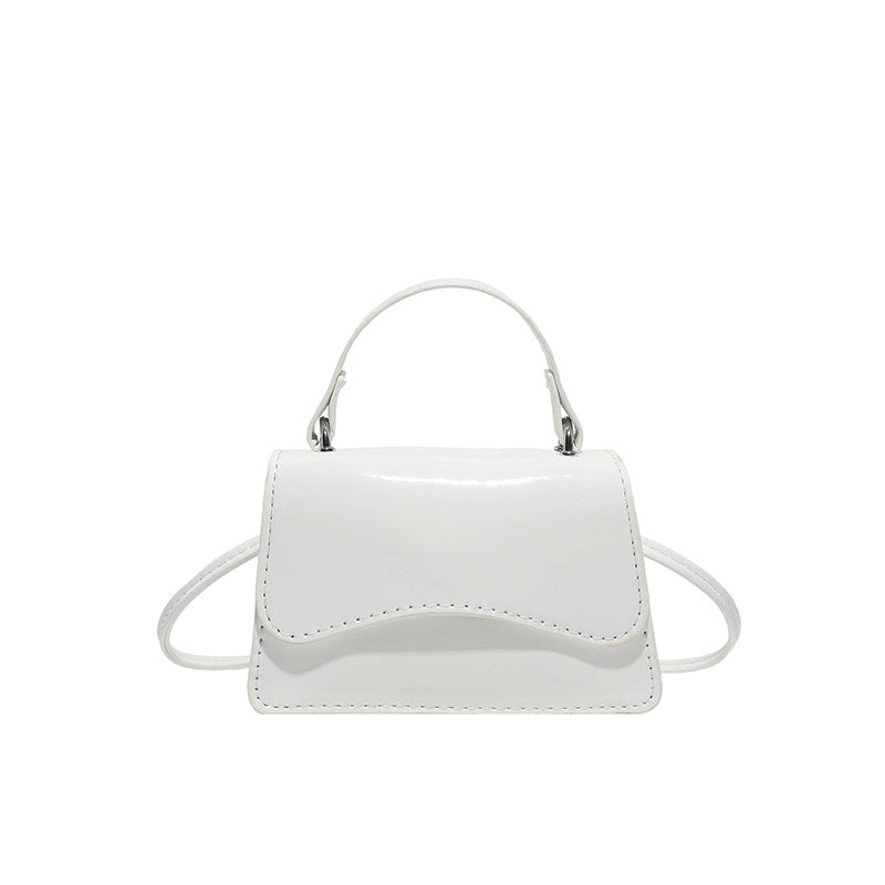 Stylish Patent Leather Mini Handbag