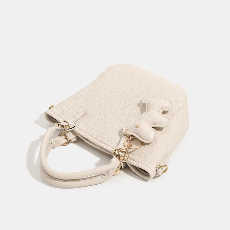 Women’s Mini-Handbag with Playful Animal Pendant