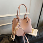 Women’s mini handbag with removable coin pocket