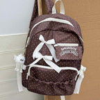 Playful Polka Dot Backpack