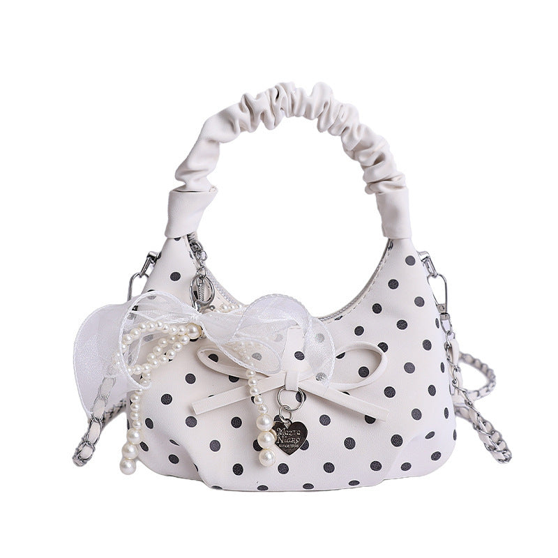 mini handbag with decorative accents