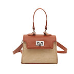 Women’s Mini-Handbag with luxurious leather look and practical carrying handles