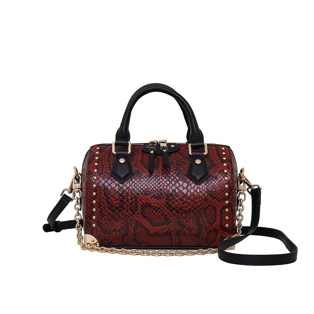 fashionable mini handbag with elegant chain strap