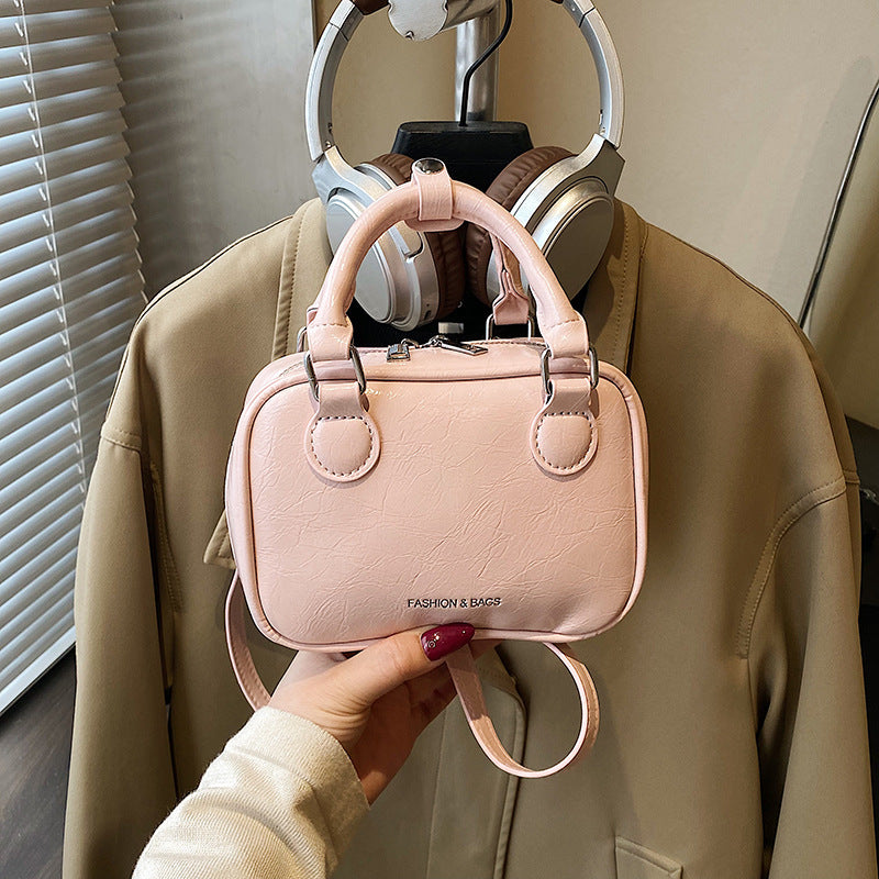 Women Mini Handbag with Cute Pendant