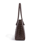 Woven Leather Tote Bag