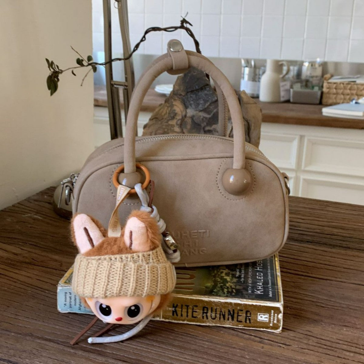 Women’s Mini-Handbag with Playful Animal Pendant