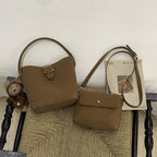 Hobo and Mini Handbag Set with Playful Pendant