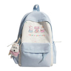 Backpack with Playful Animal Motif and Charming Details