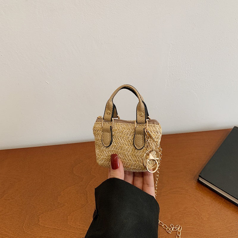 Ladies Mini Handbag with elaborate structured design