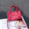Women high-quality mini handbag with detailed structure
