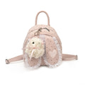 Cute backpack with detailed bunny ears applique