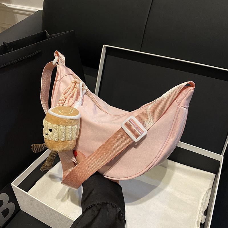 Shoulder bag with cute charm