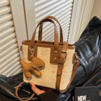 Ladies Mini Handbag with Playful Charm